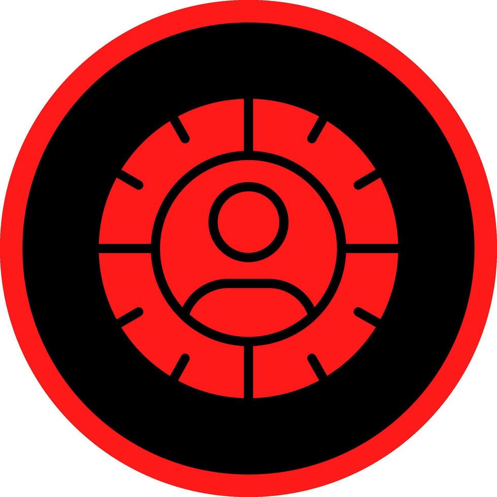 Target Audience Creative Icon Design vector