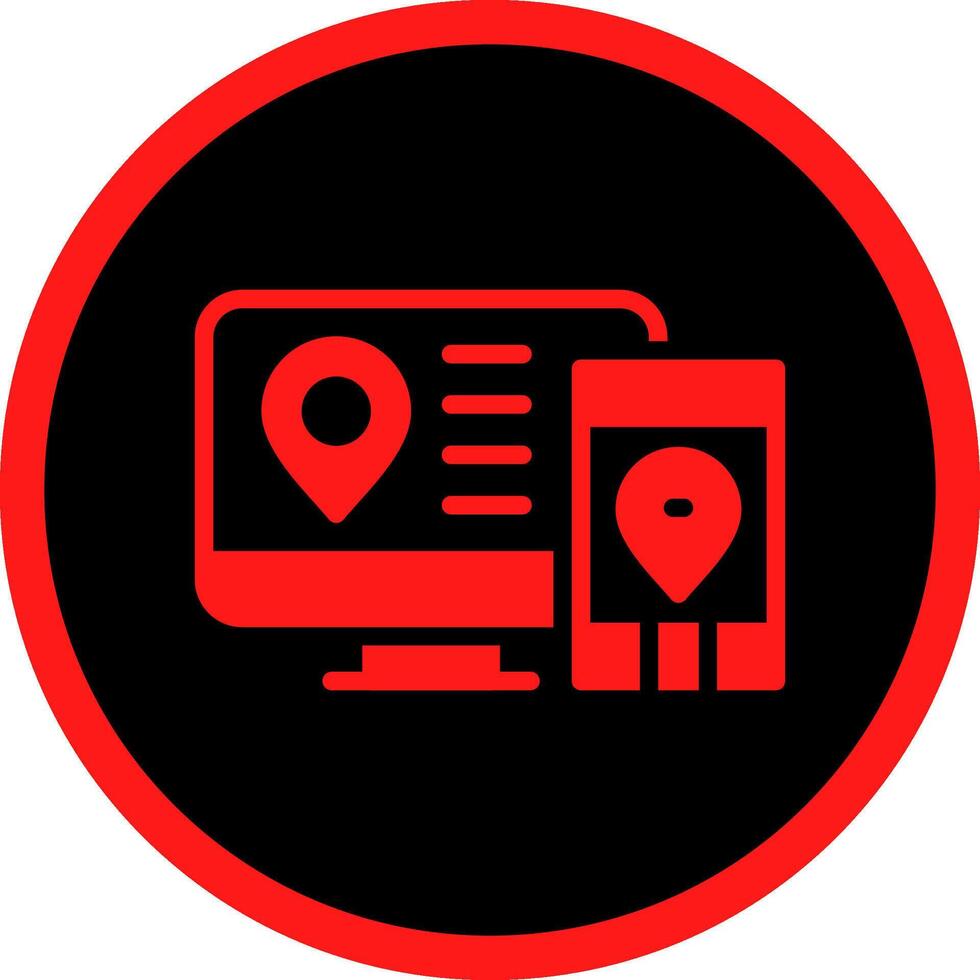 Multi Screen Marketing Creative Icon Design vector