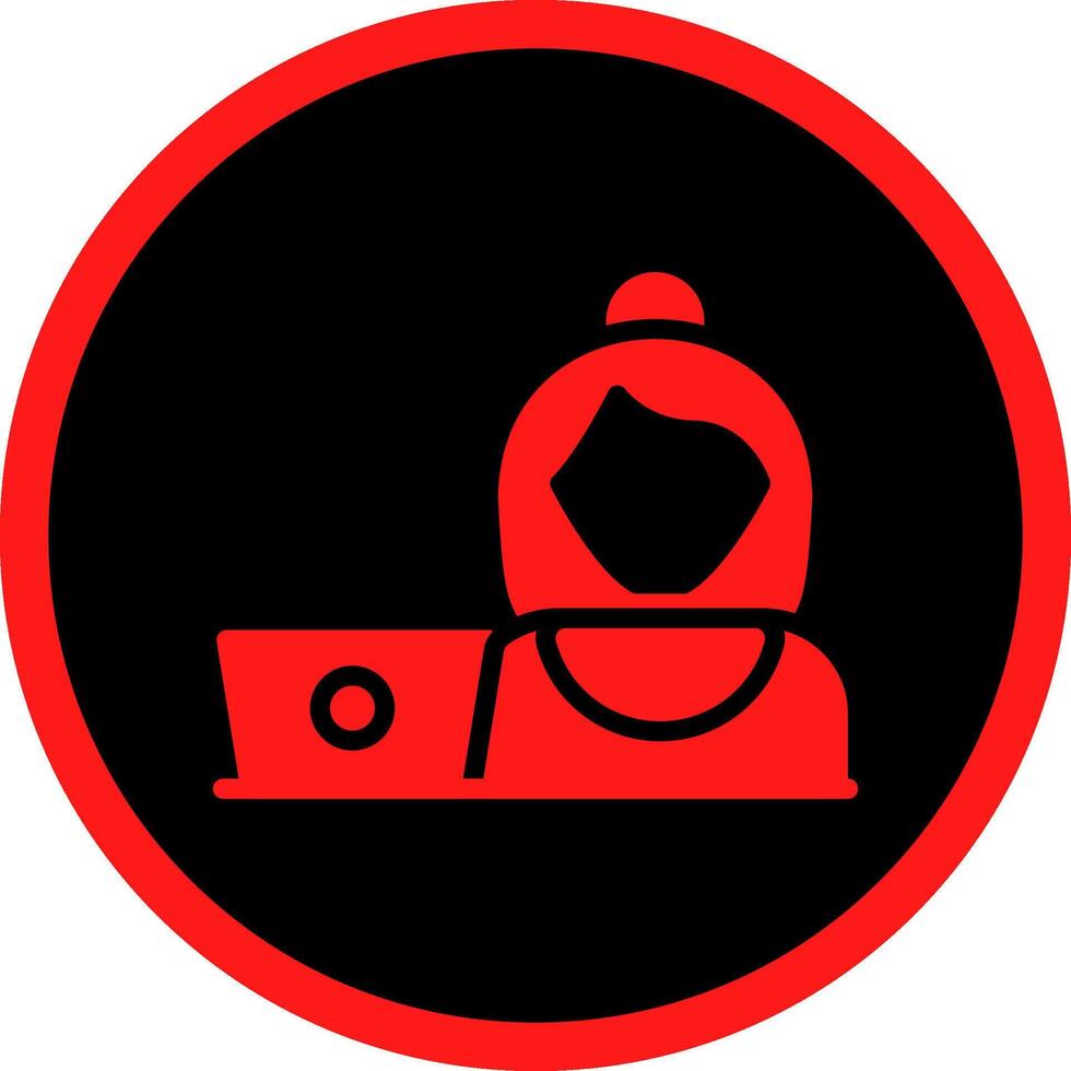 Hard At Work Creative Icon Design vector