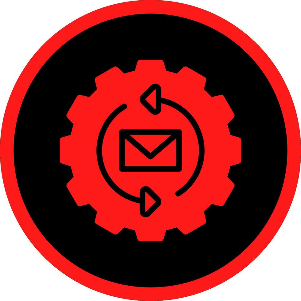 Marketing Automation Creative Icon Design vector