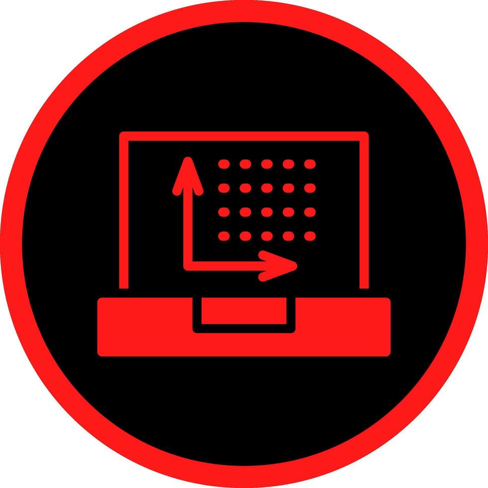 Dots Per Inch Creative Icon Design vector