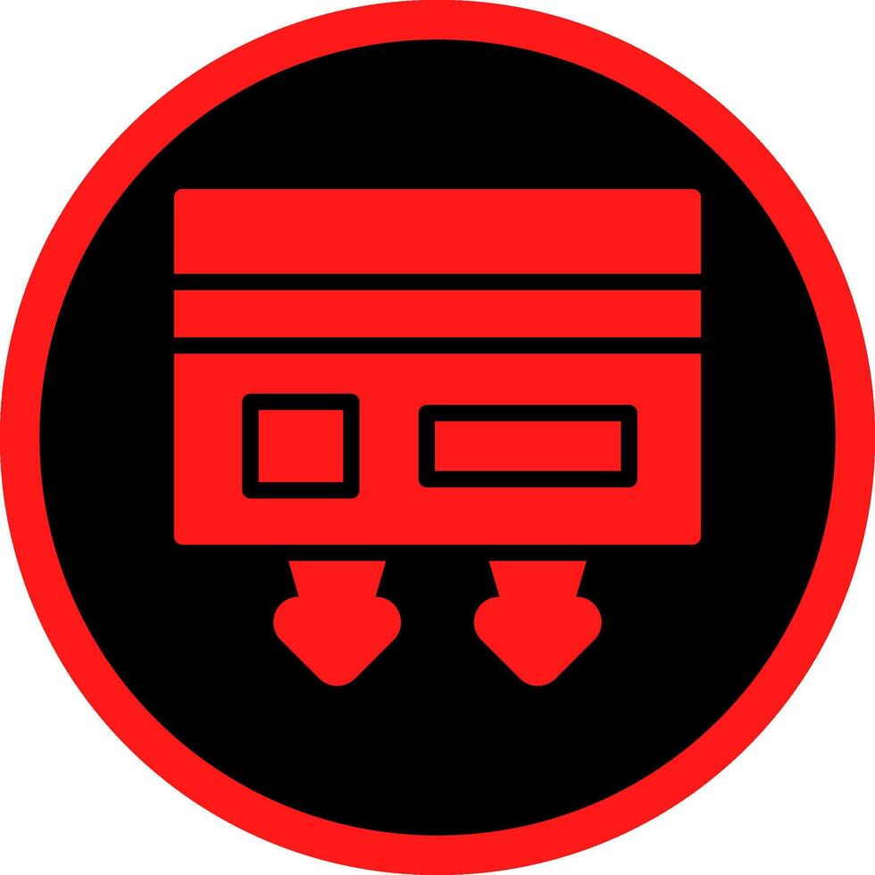 Cash Withdrawal Creative Icon Design vector