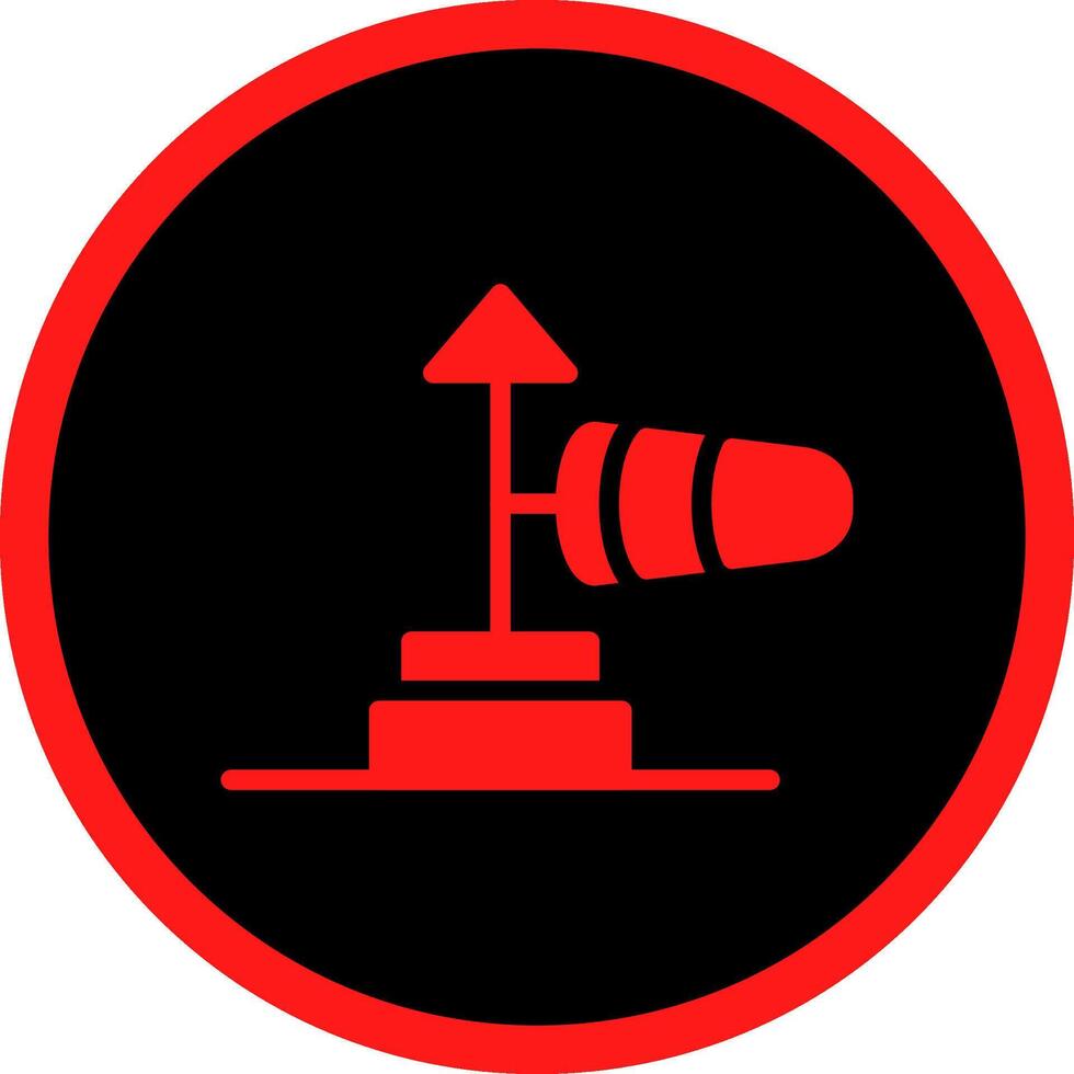 Windsock Creative Icon Design vector