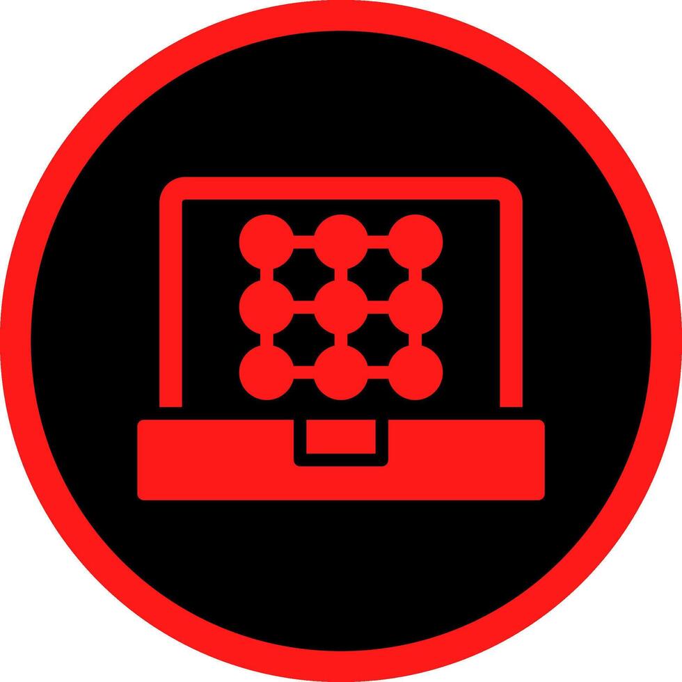Pattern Recognition Creative Icon Design vector