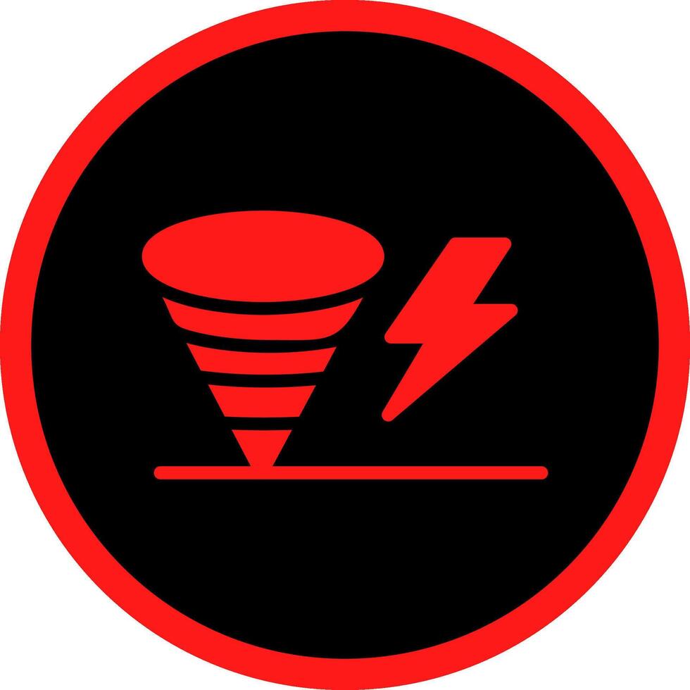 Tornado Creative Icon Design vector