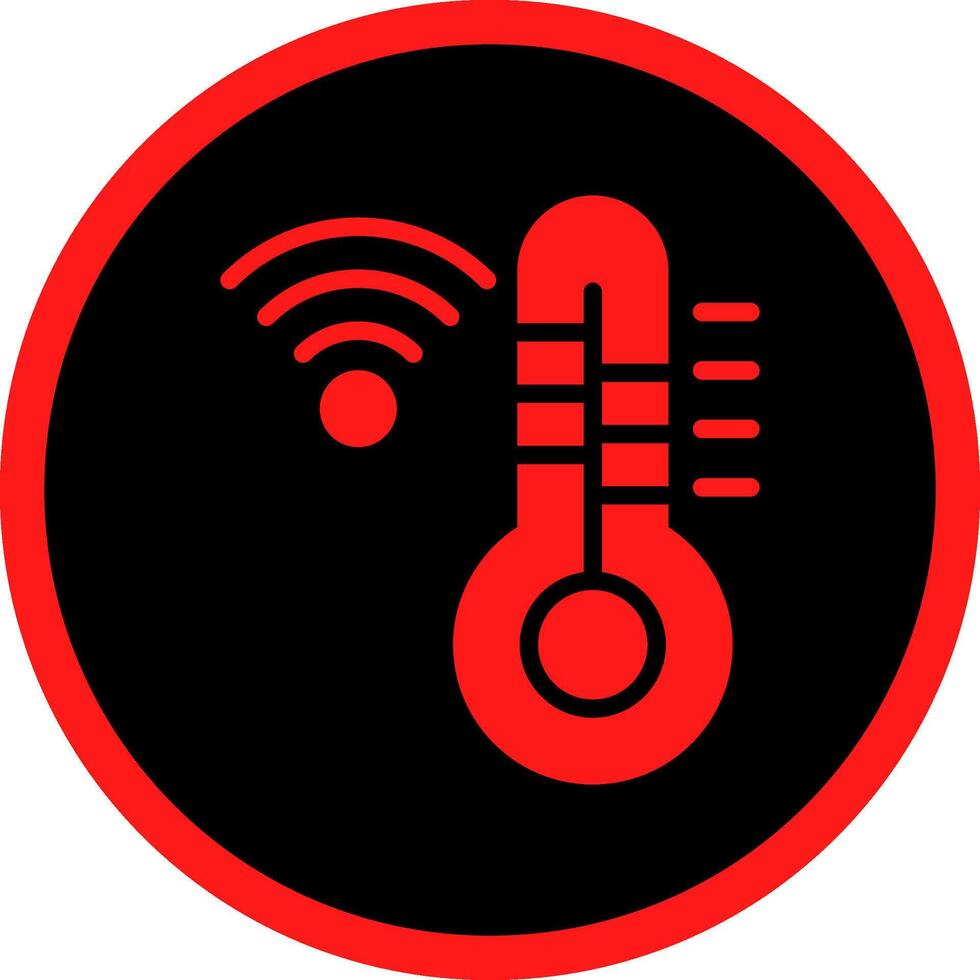Thermostat Creative Icon Design vector