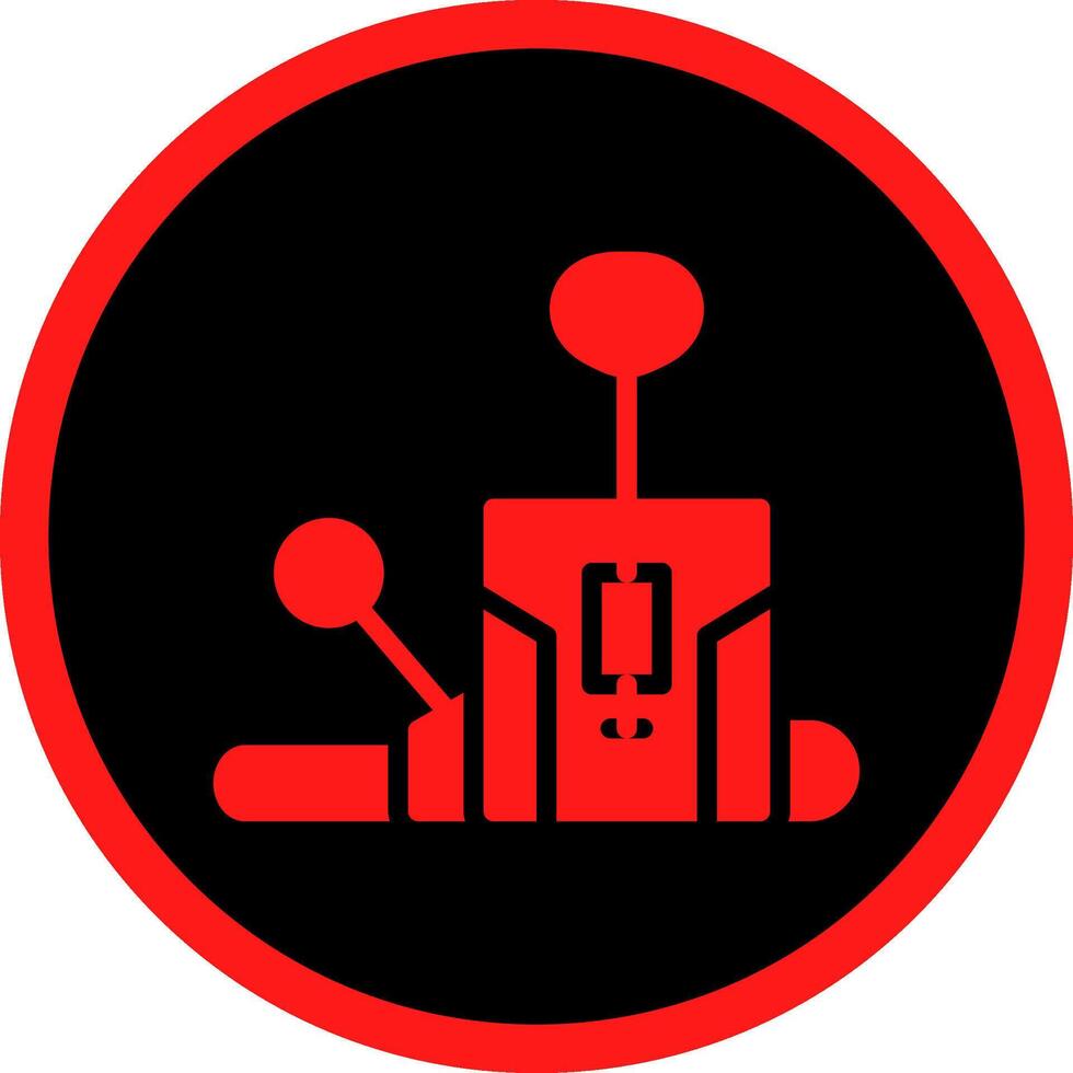Pilates Chair Creative Icon Design vector