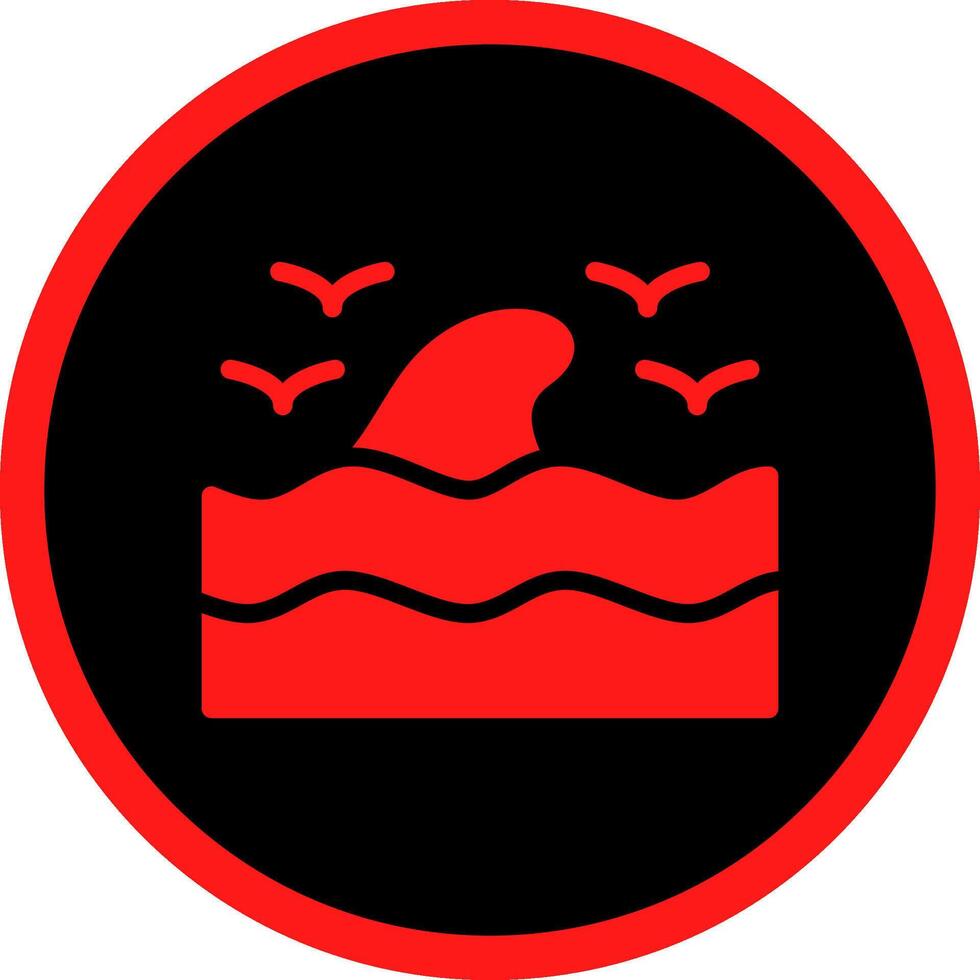 Sea Wave Creative Icon Design vector