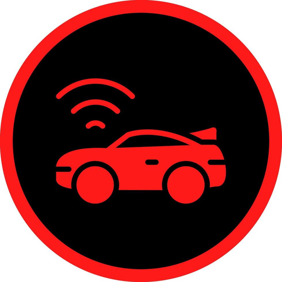 Smart Car Creative Icon Design vector
