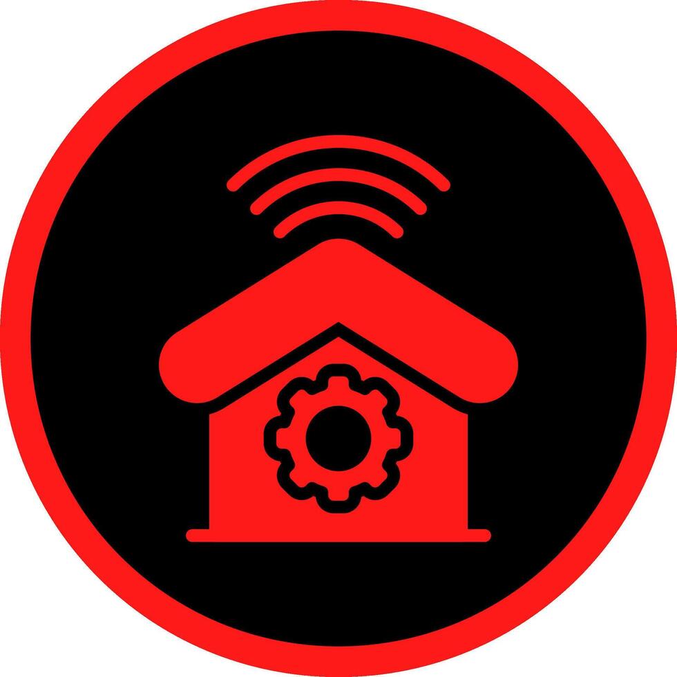 Home Automation Creative Icon Design vector
