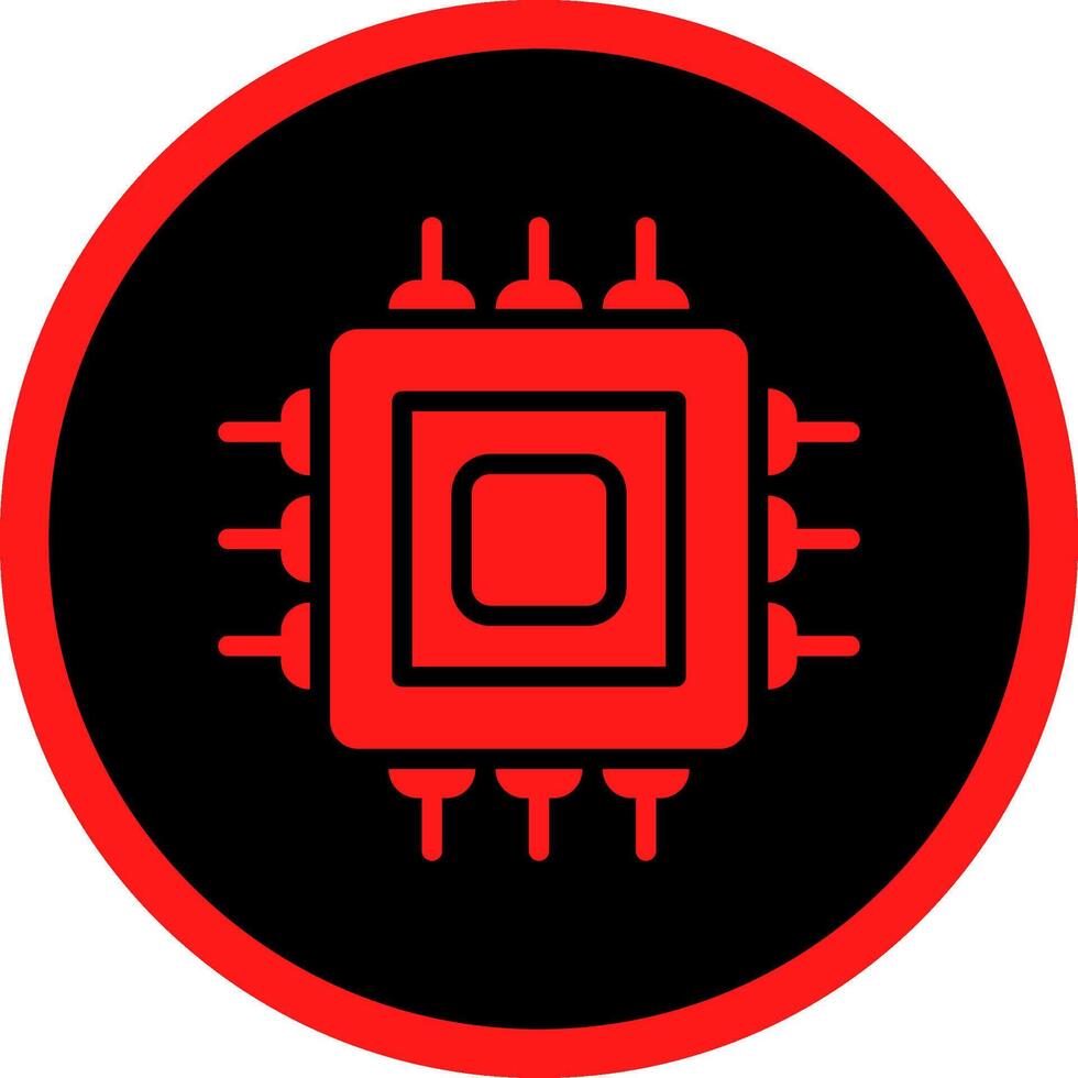 Processor Creative Icon Design vector