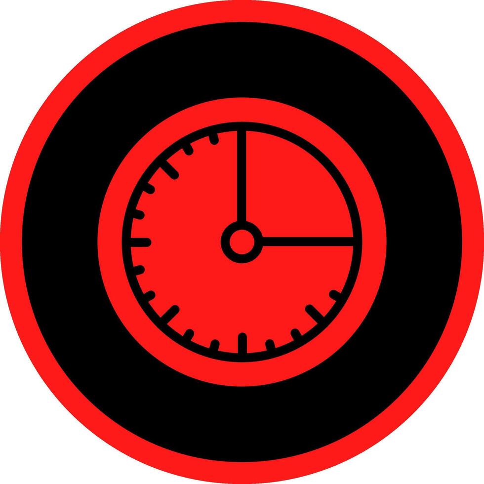 Time Quarter Creative Icon Design vector