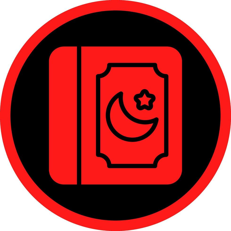 Quran Creative Icon Design vector