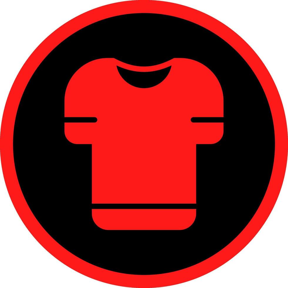Glyph Red Icons Design vector