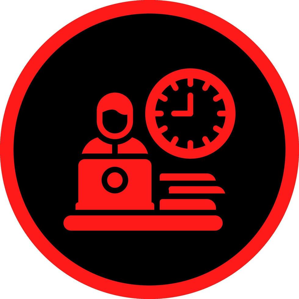 Work Habits Creative Icon Design vector