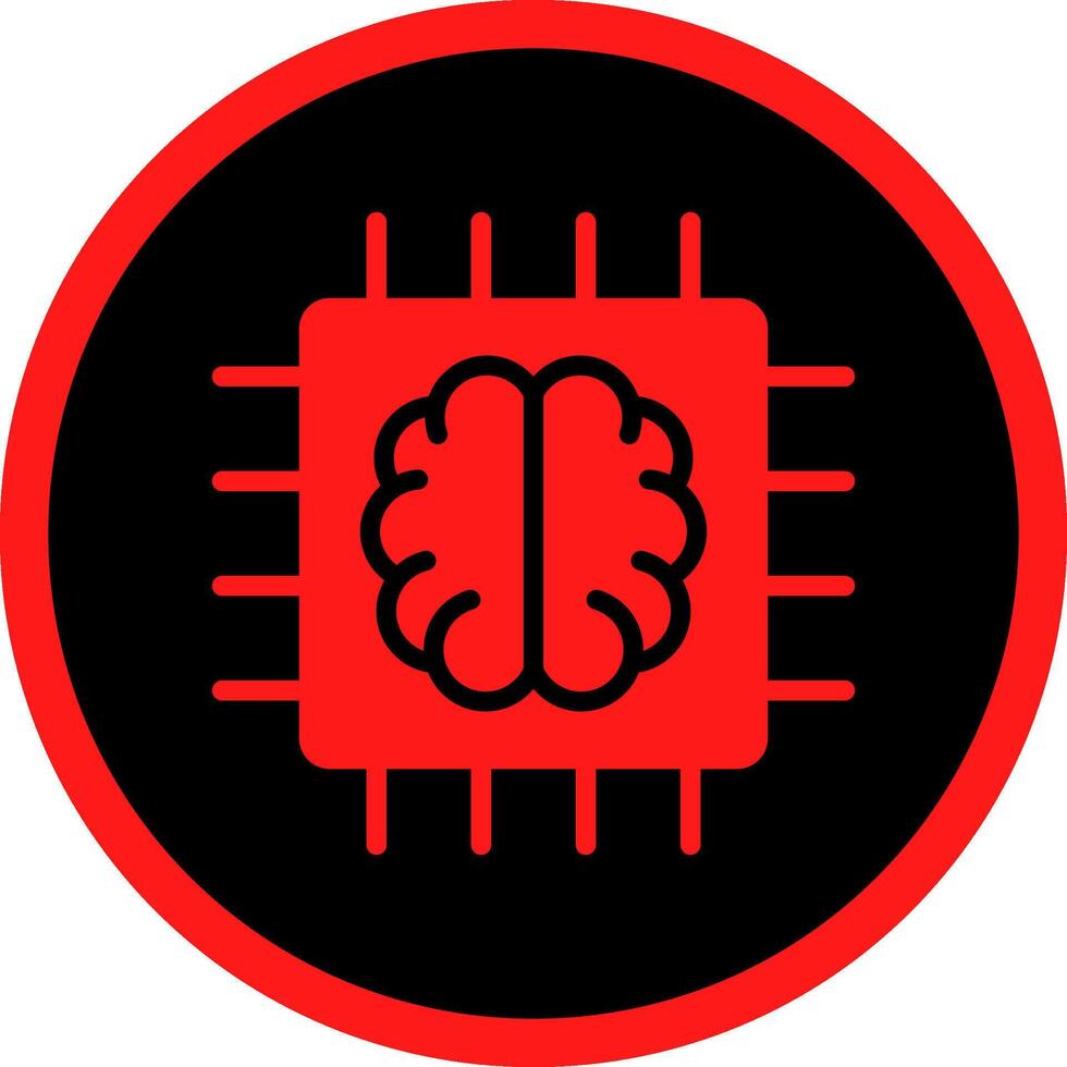 Super Brain Creative Icon Design vector