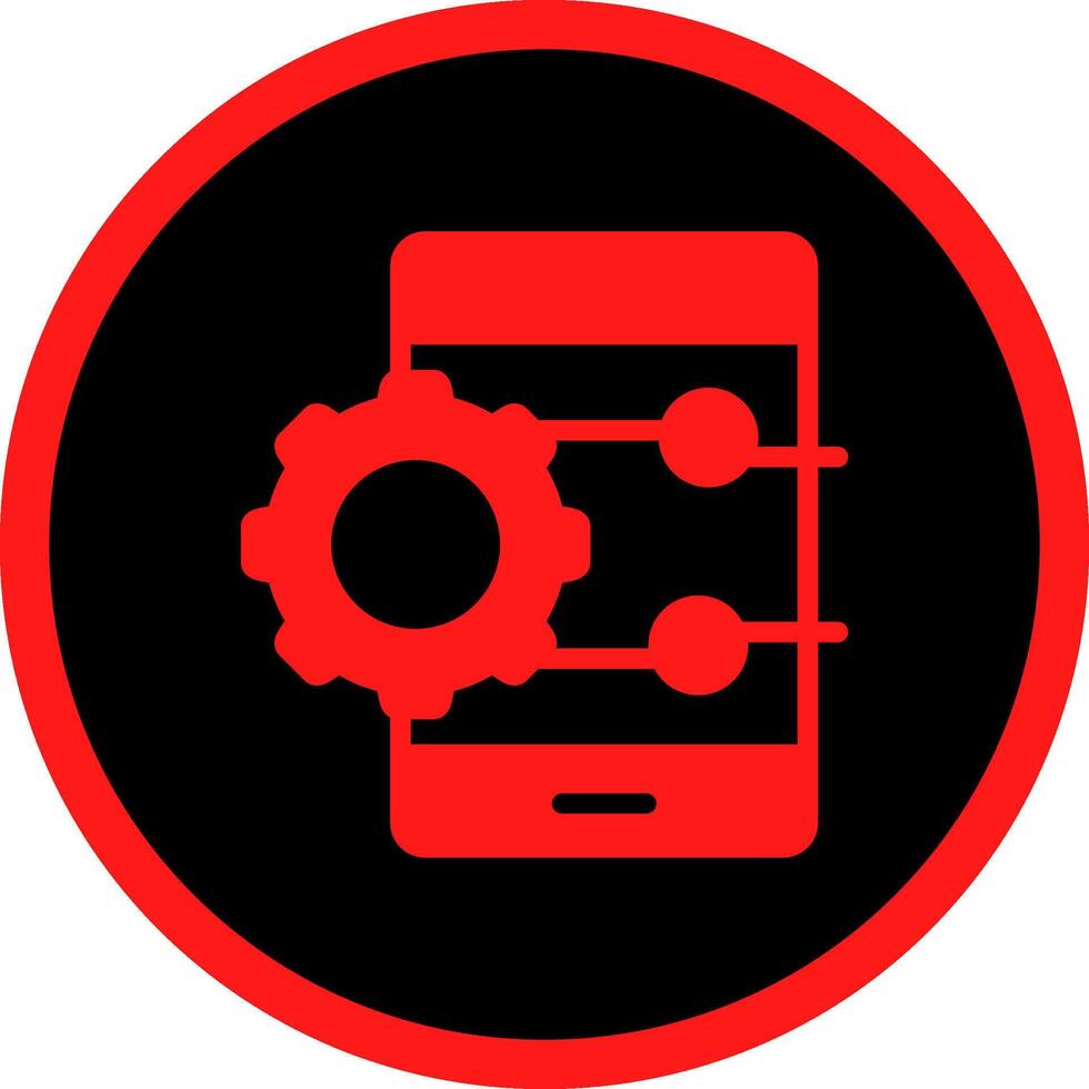 Project Management App Creative Icon Design vector