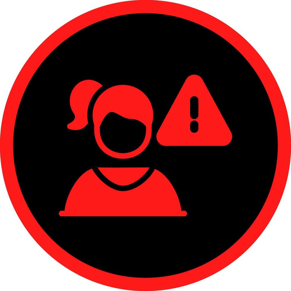 Cautious Creative Icon Design vector