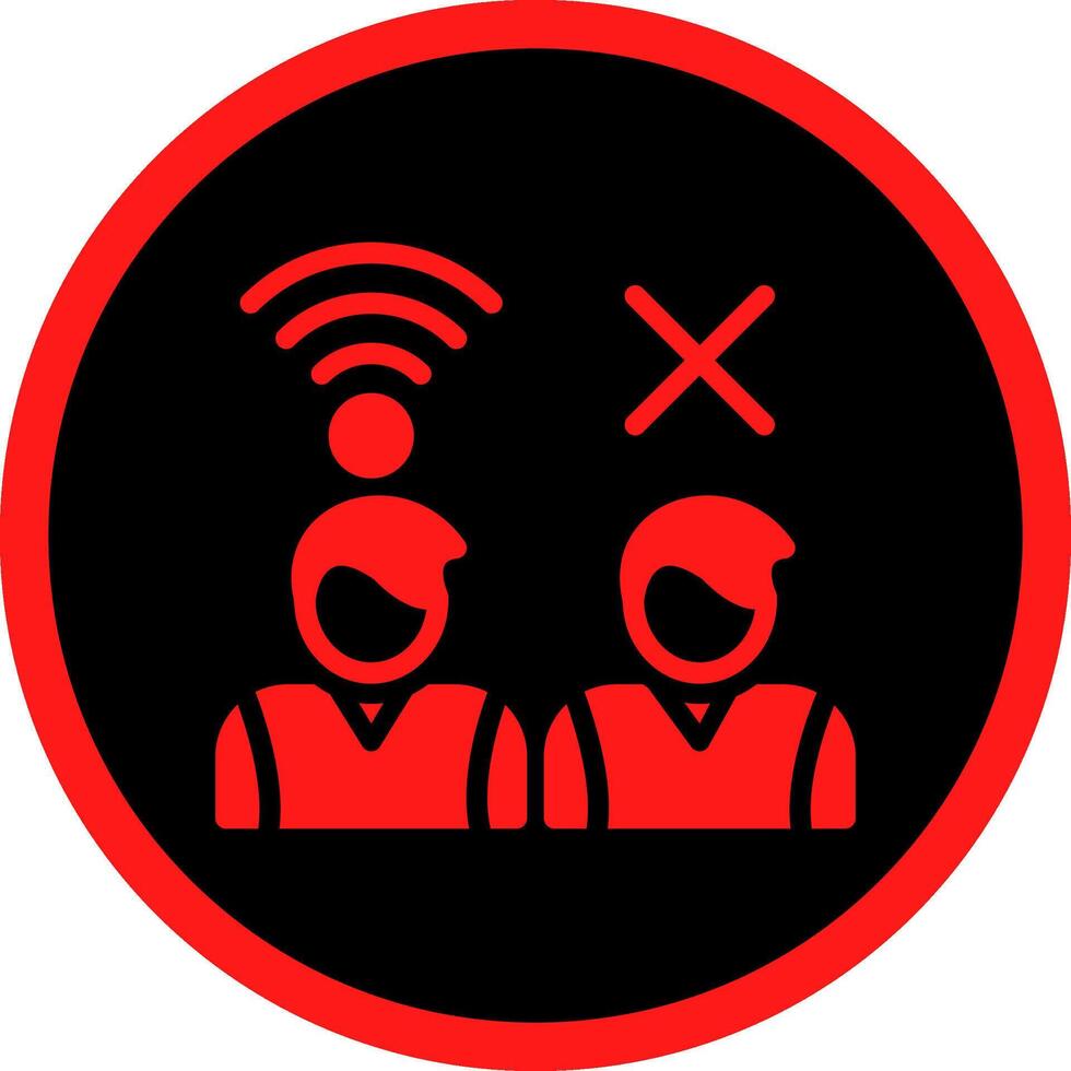 Digital Divide Creative Icon Design vector