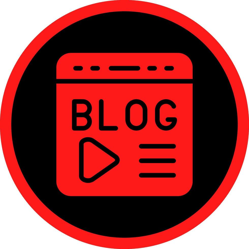 Blogging Creative Icon Design vector