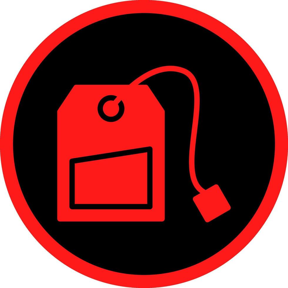 Tea Bag Creative Icon Design vector