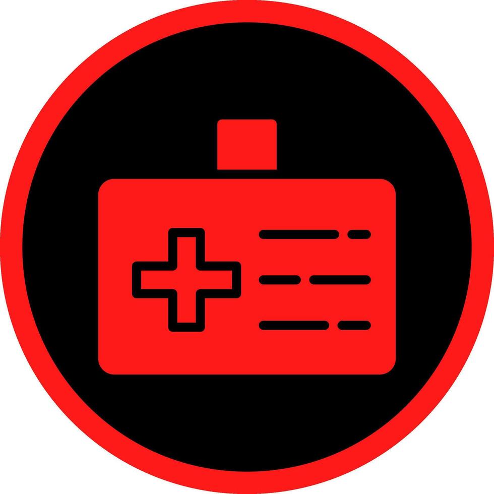 Health Card Creative Icon Design vector