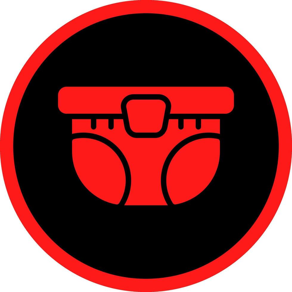Diapers Creative Icon Design vector