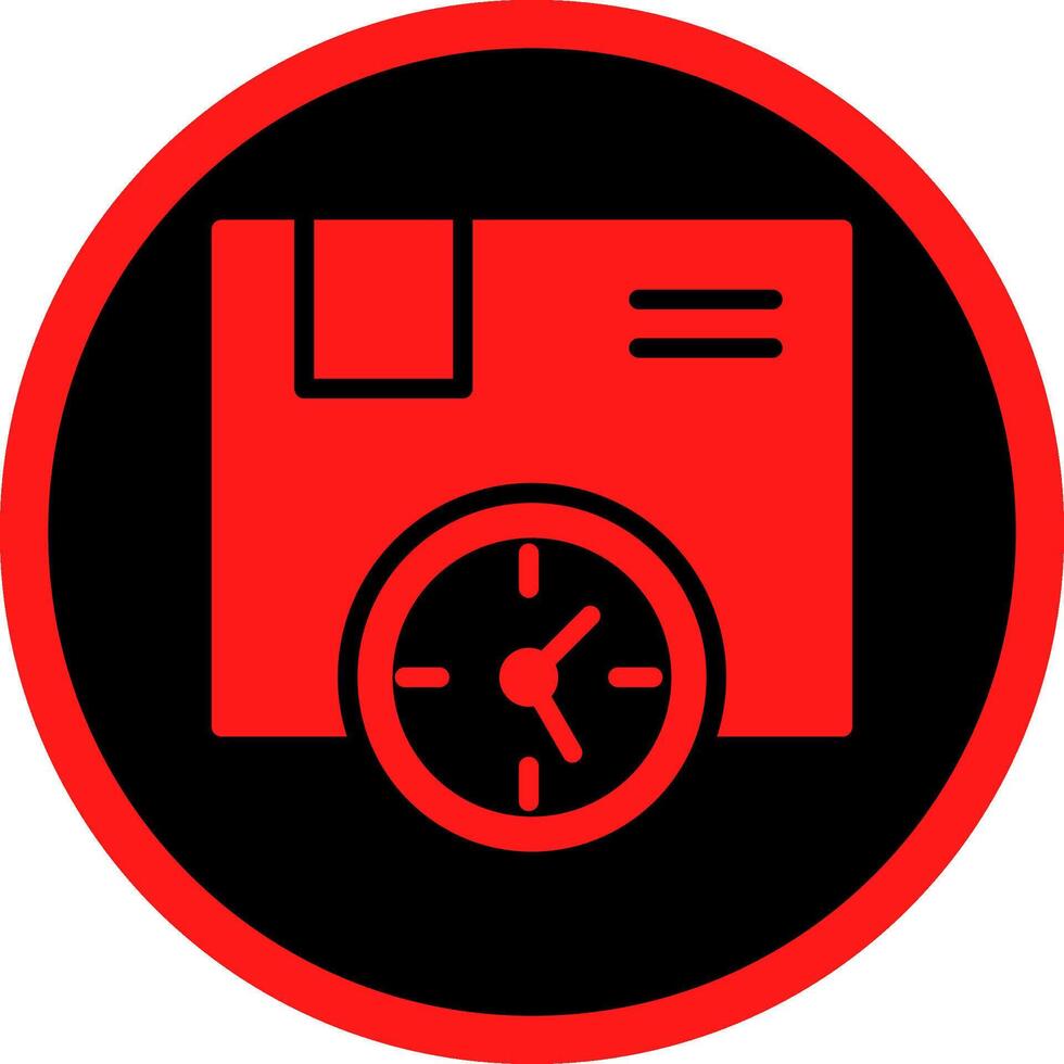 Delivery Time Creative Icon Design vector