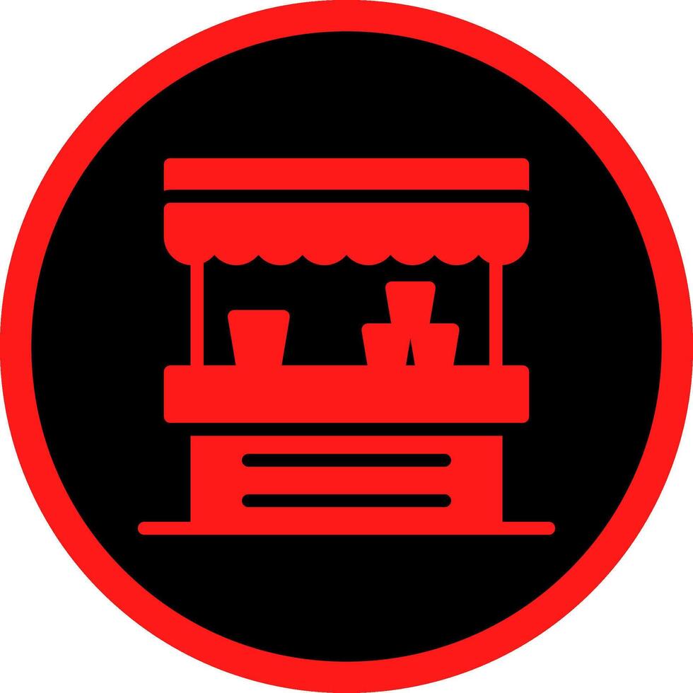 Stand Creative Icon Design vector