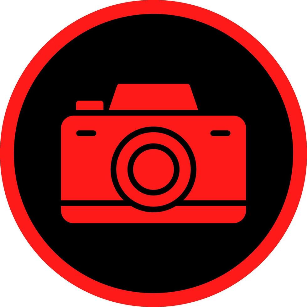 Camera Creative Icon Design vector