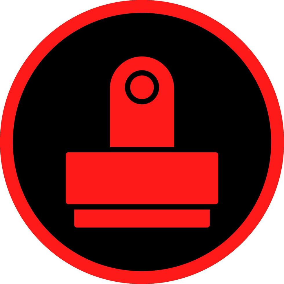 Stamp Creative Icon Design vector