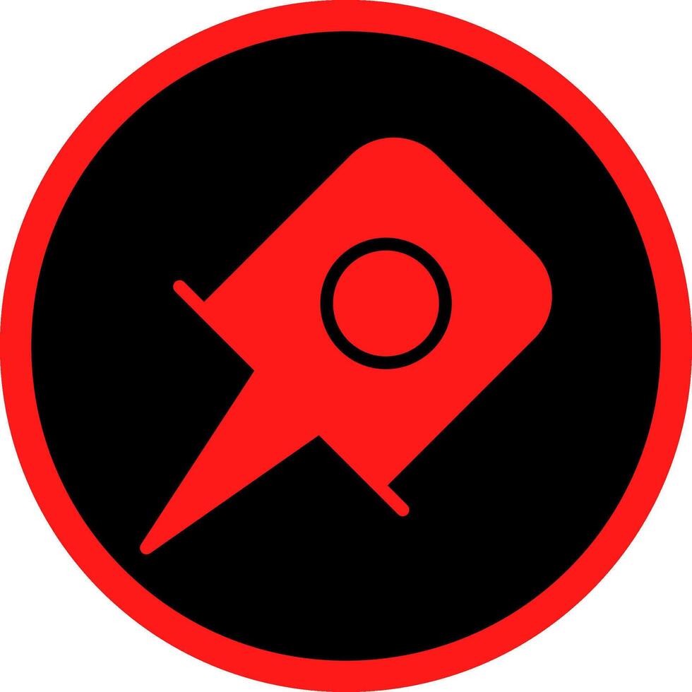 Pin Creative Icon Design vector