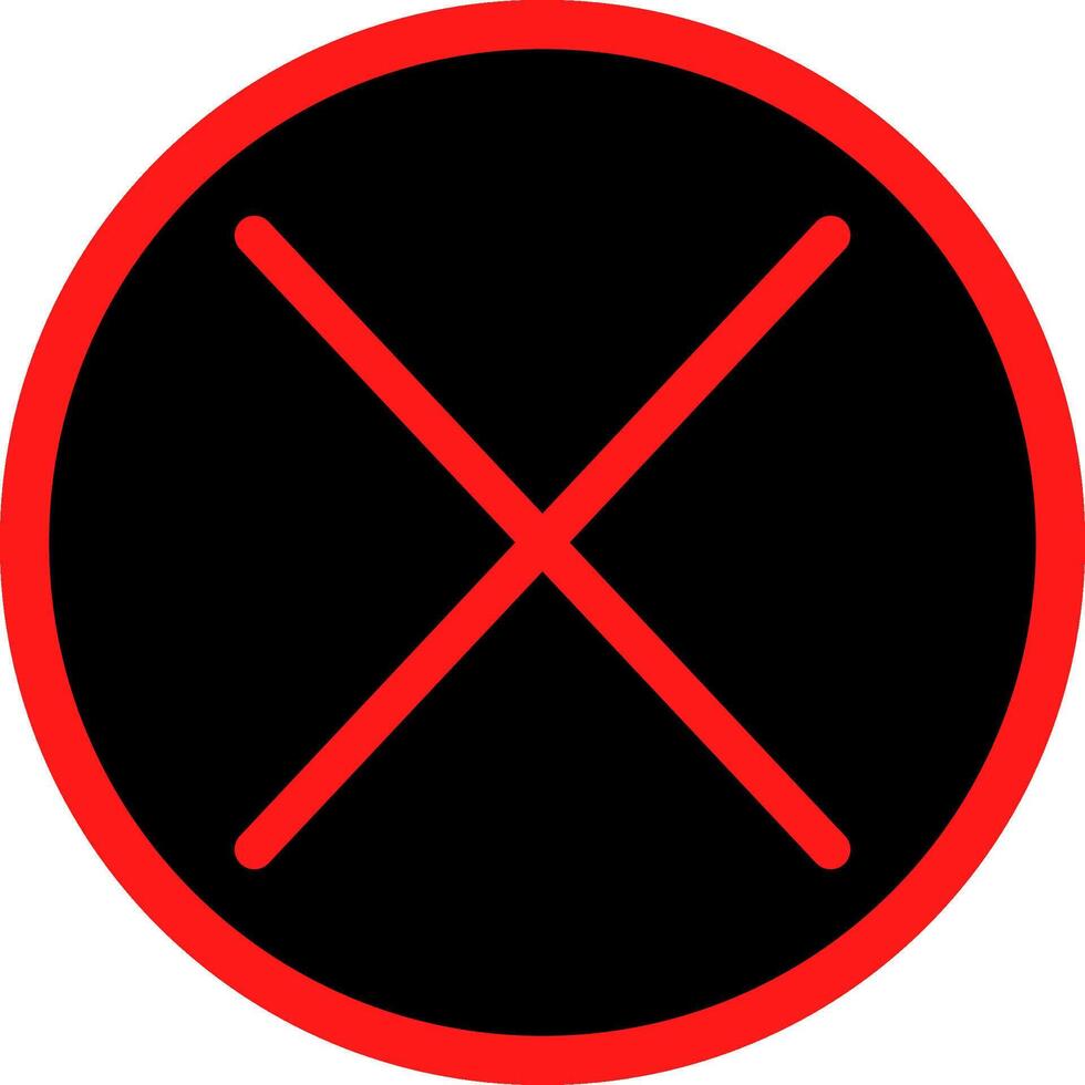 Crose Creative Icon Design vector
