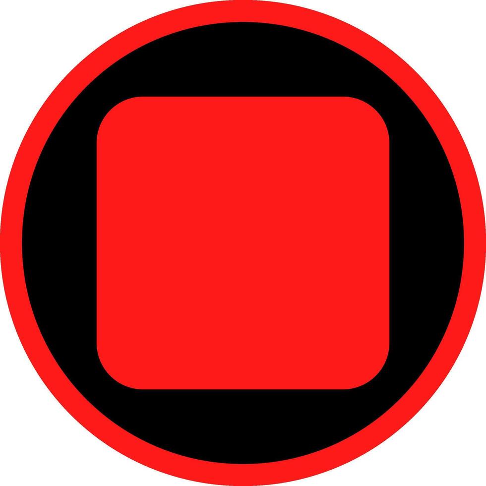 Glyph Red Icons Design vector
