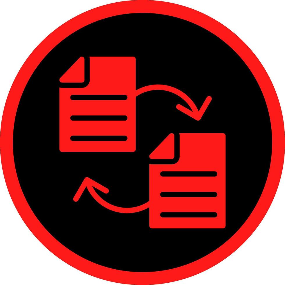 Copy Document Creative Icon Design vector