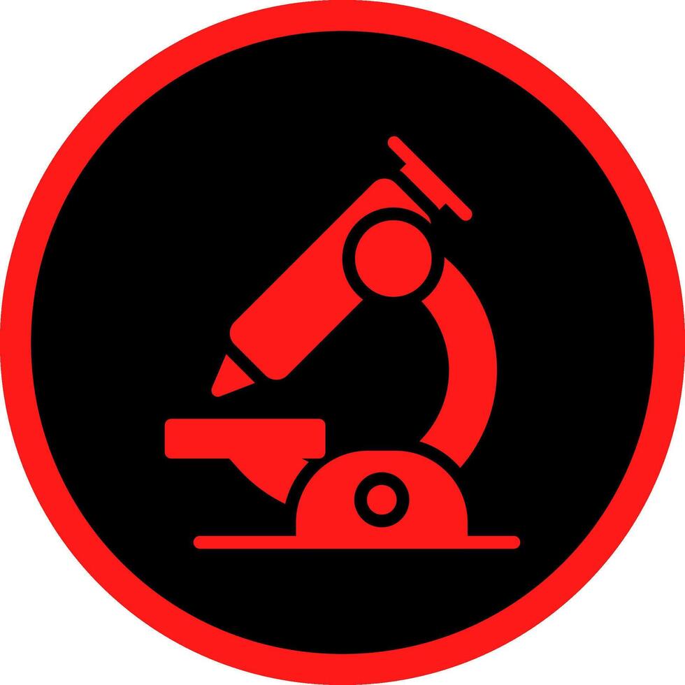 Microscope Creative Icon Design vector