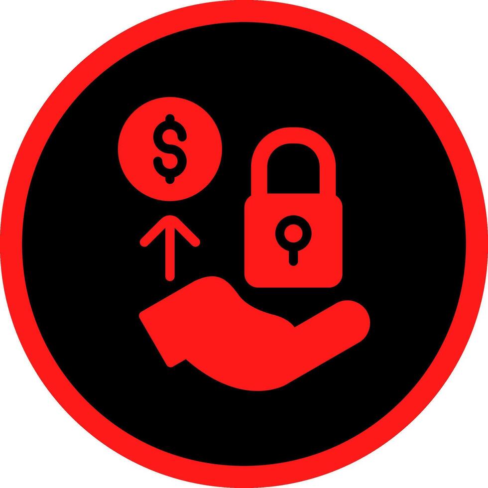 Private Offering Creative Icon Design vector