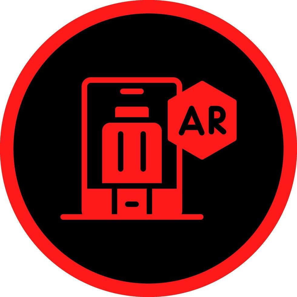 Ar Tourism Creative Icon Design vector