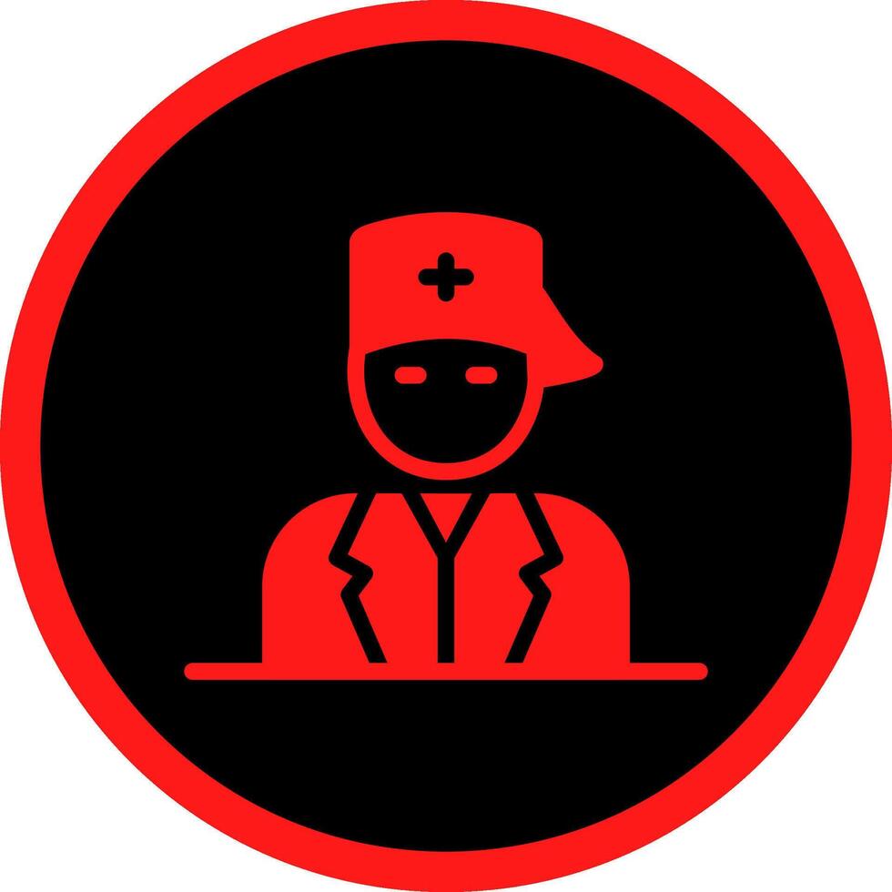 Ophthalmologist Male Creative Icon Design vector