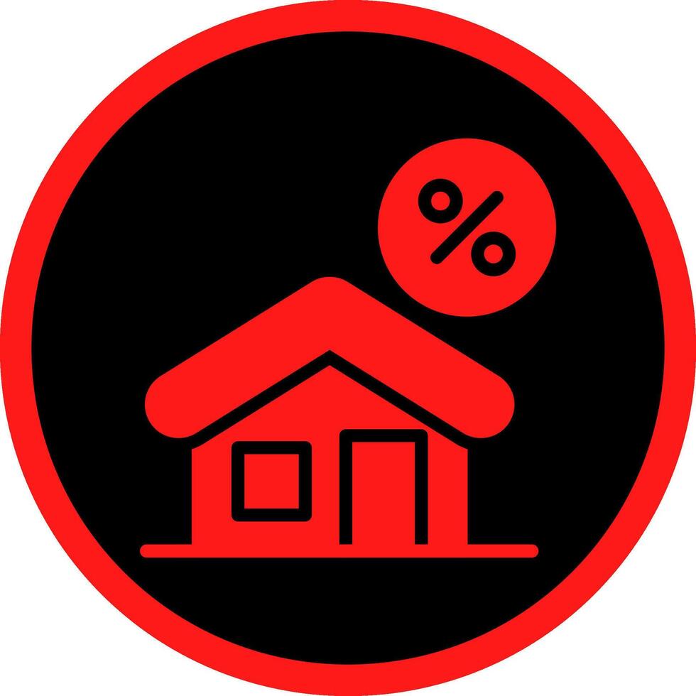 Home Mortgage Creative Icon Design vector