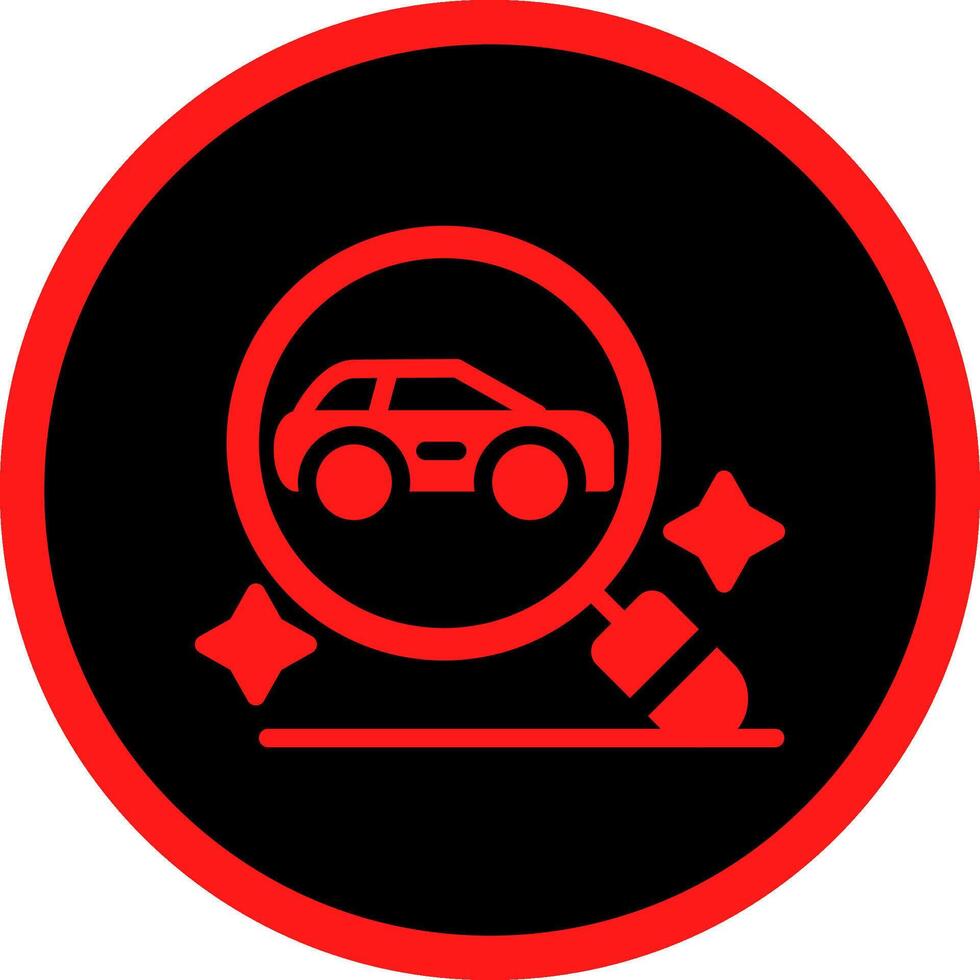 Car Finder Creative Icon Design vector