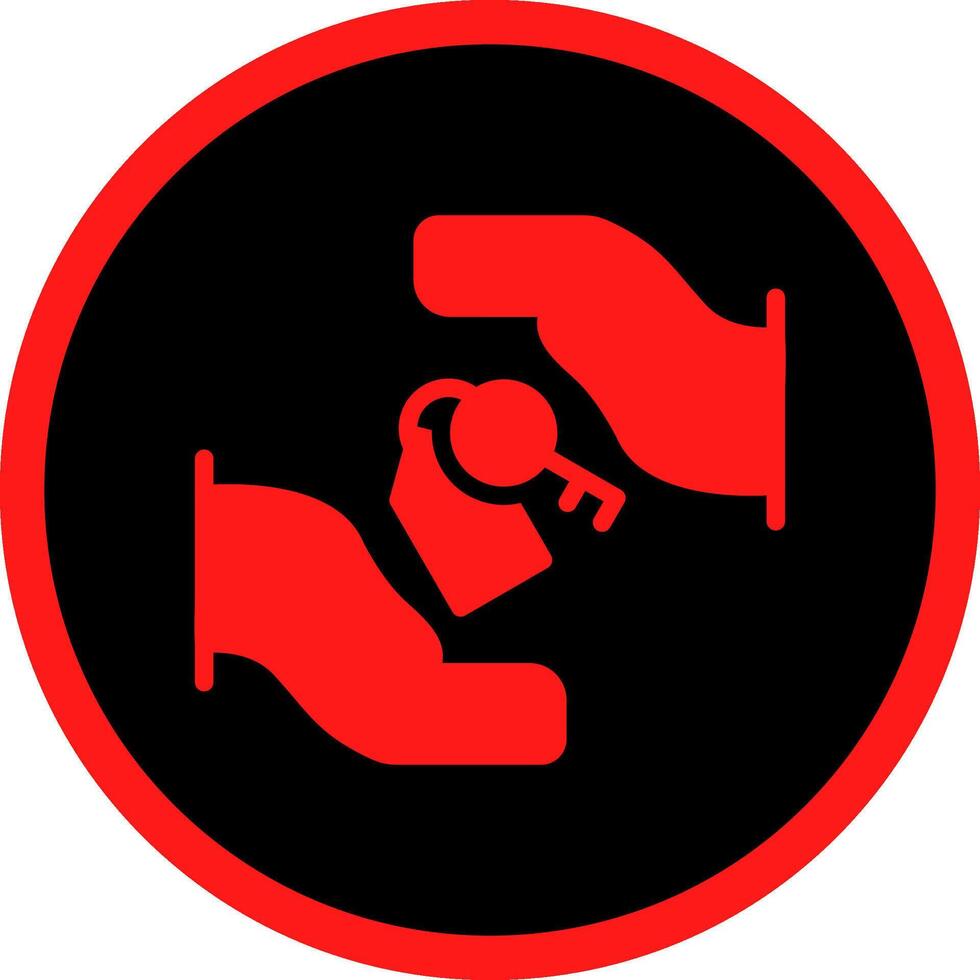 Closed End Lease Creative Icon Design vector