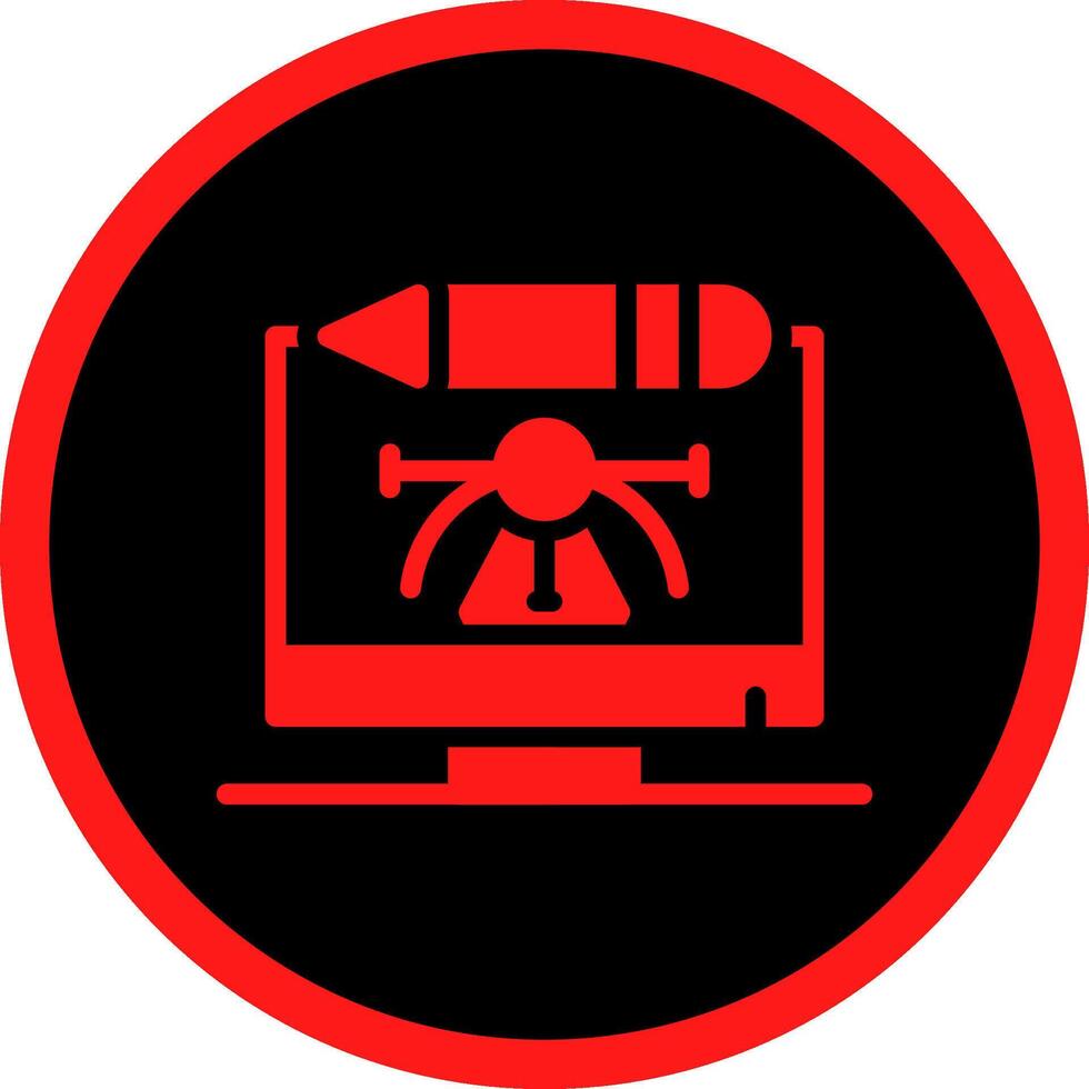 Digital Art Creative Icon Design vector