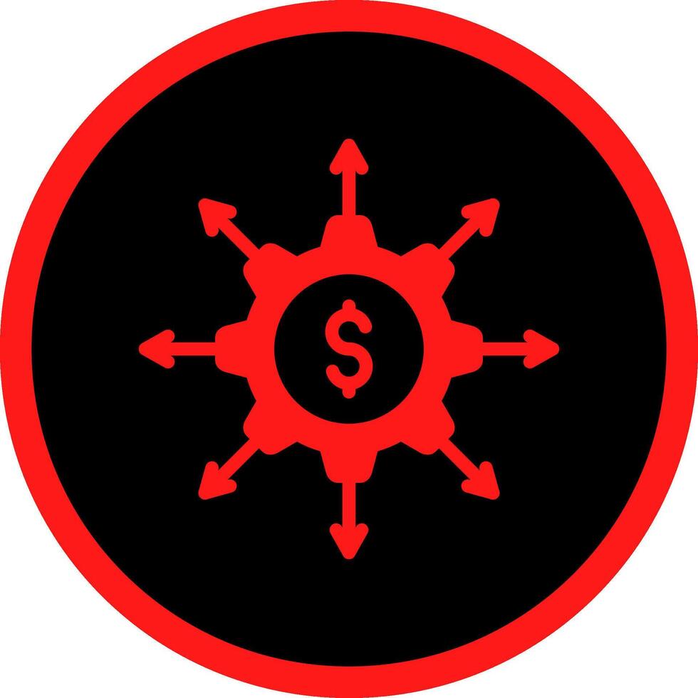Crowdfunding Portal Creative Icon Design vector