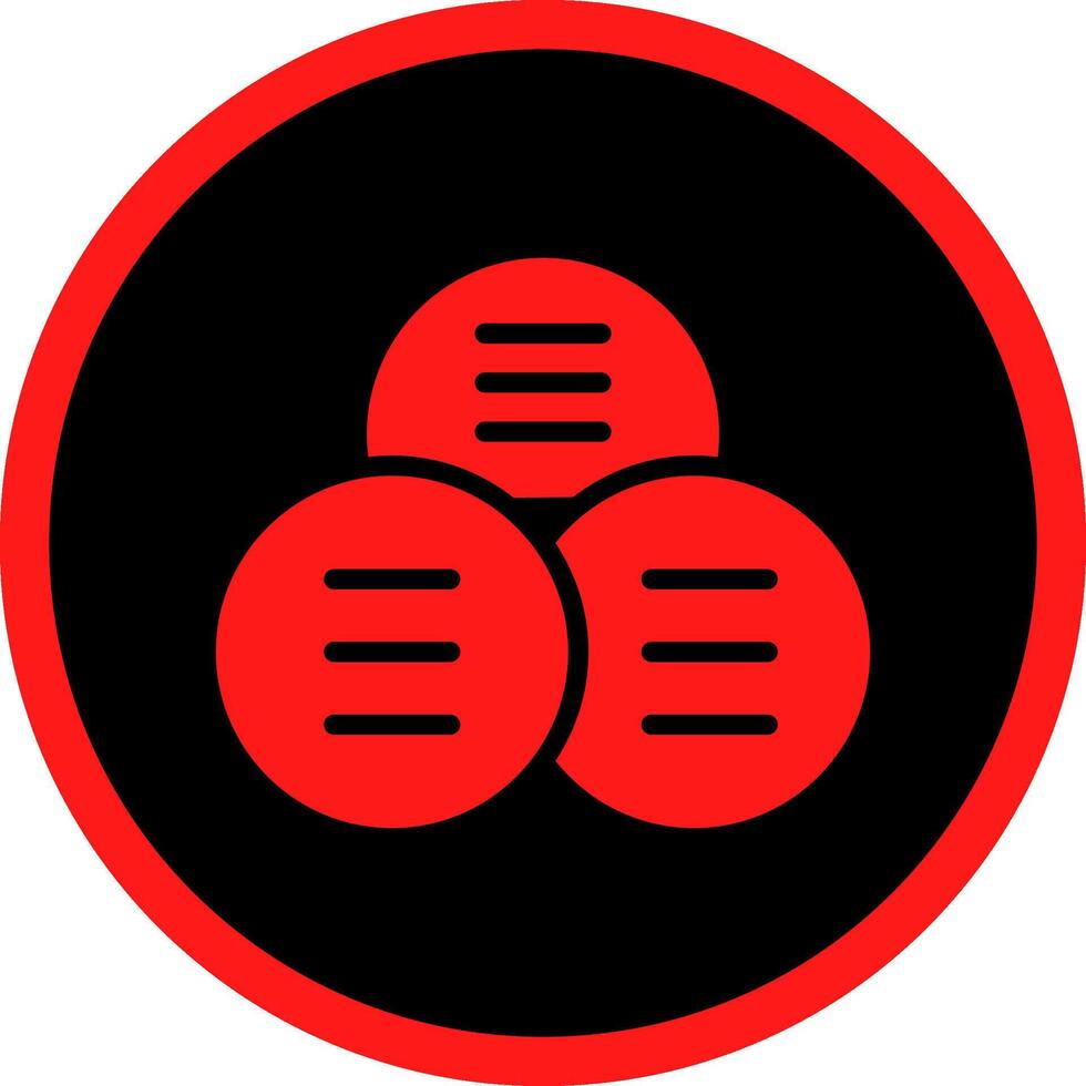 Basic Venn Creative Icon Design vector