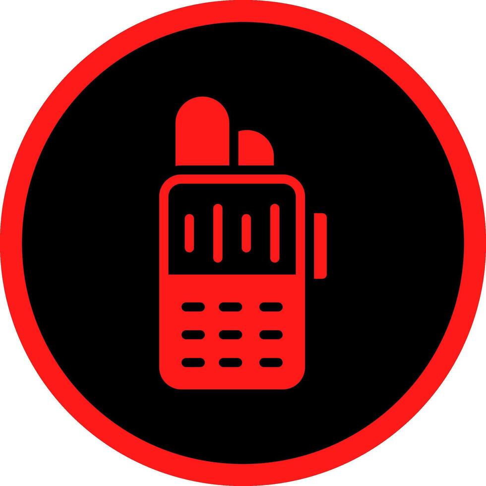 Walkie Talkie Creative Icon Design vector