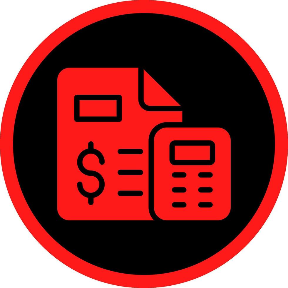 Budgeting Creative Icon Design vector