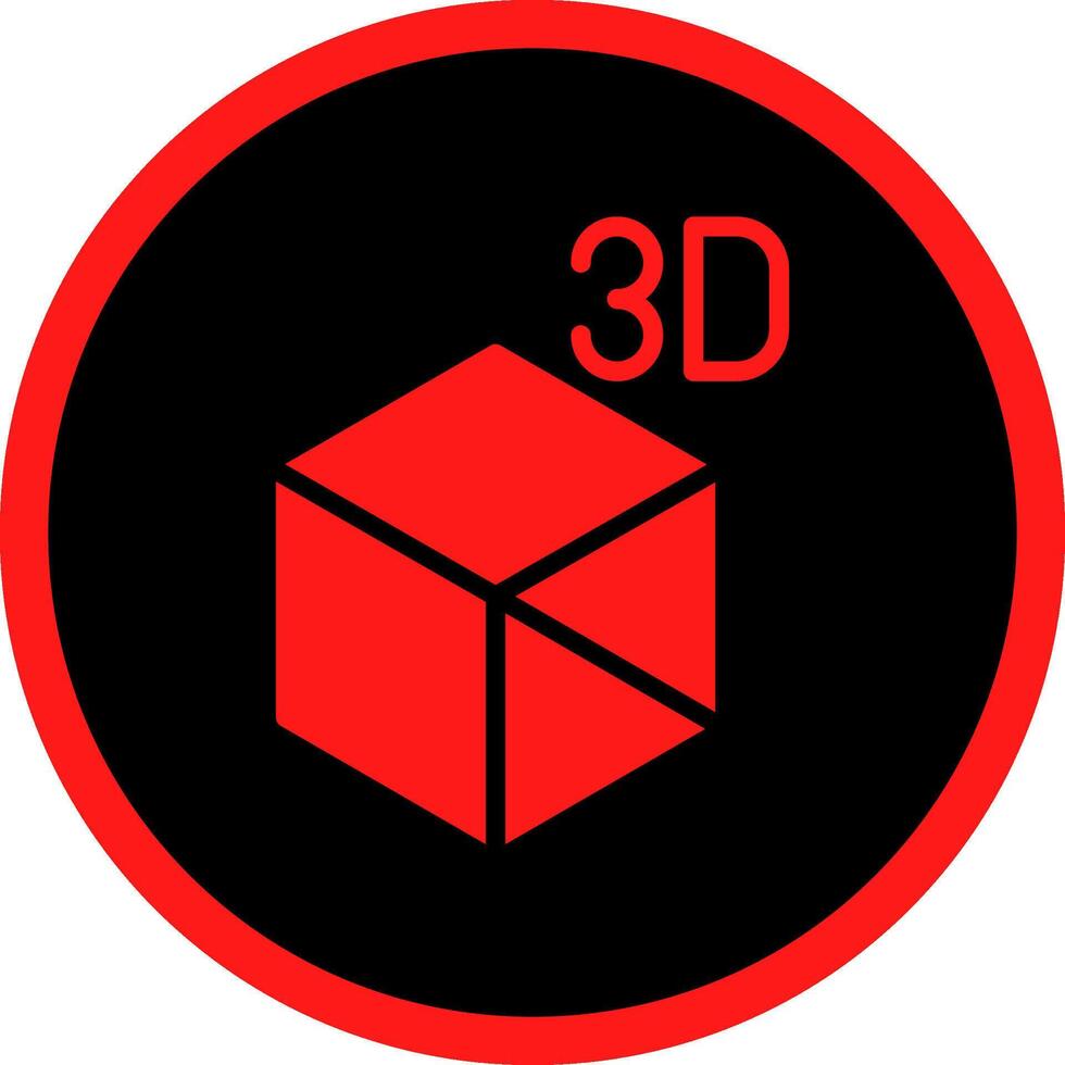 3D Object Creative Icon Design vector