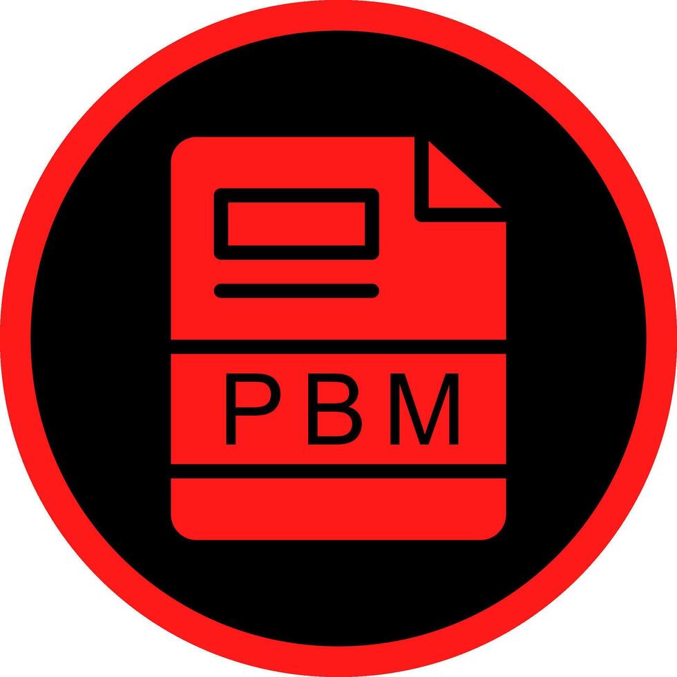 PBM Creative Icon Design vector