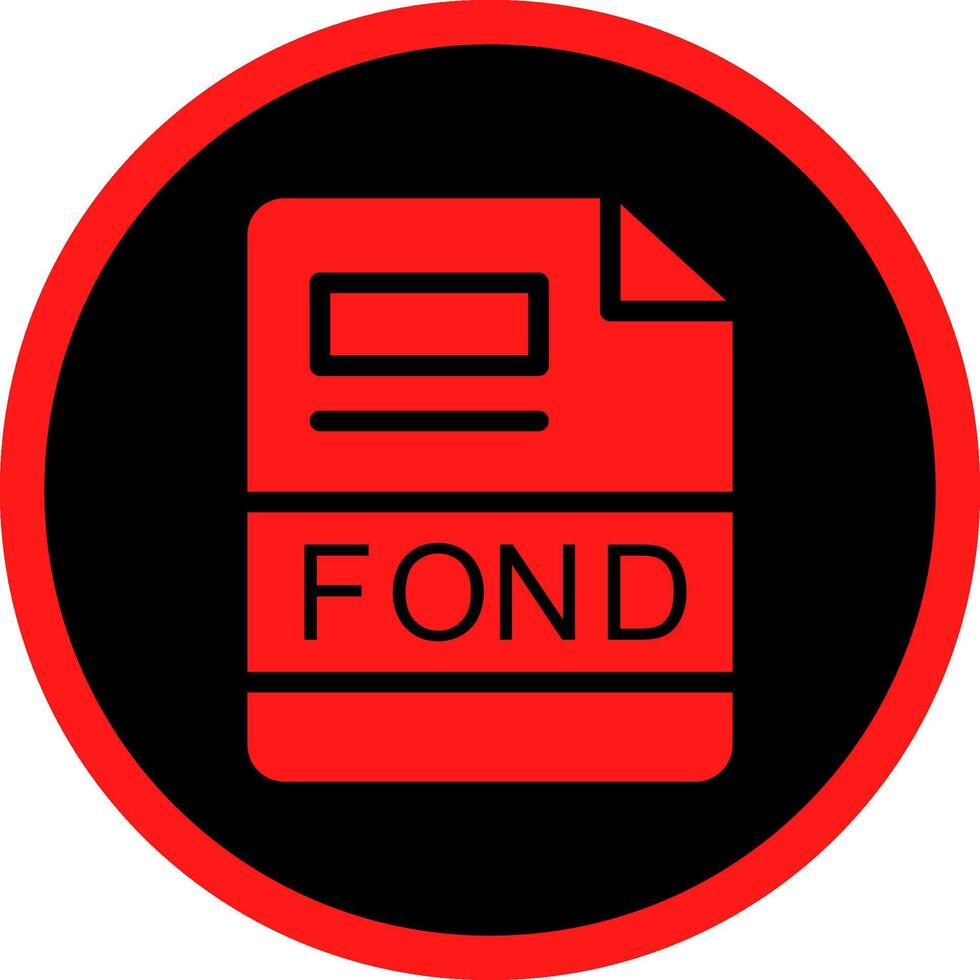 FOND Creative Icon Design vector